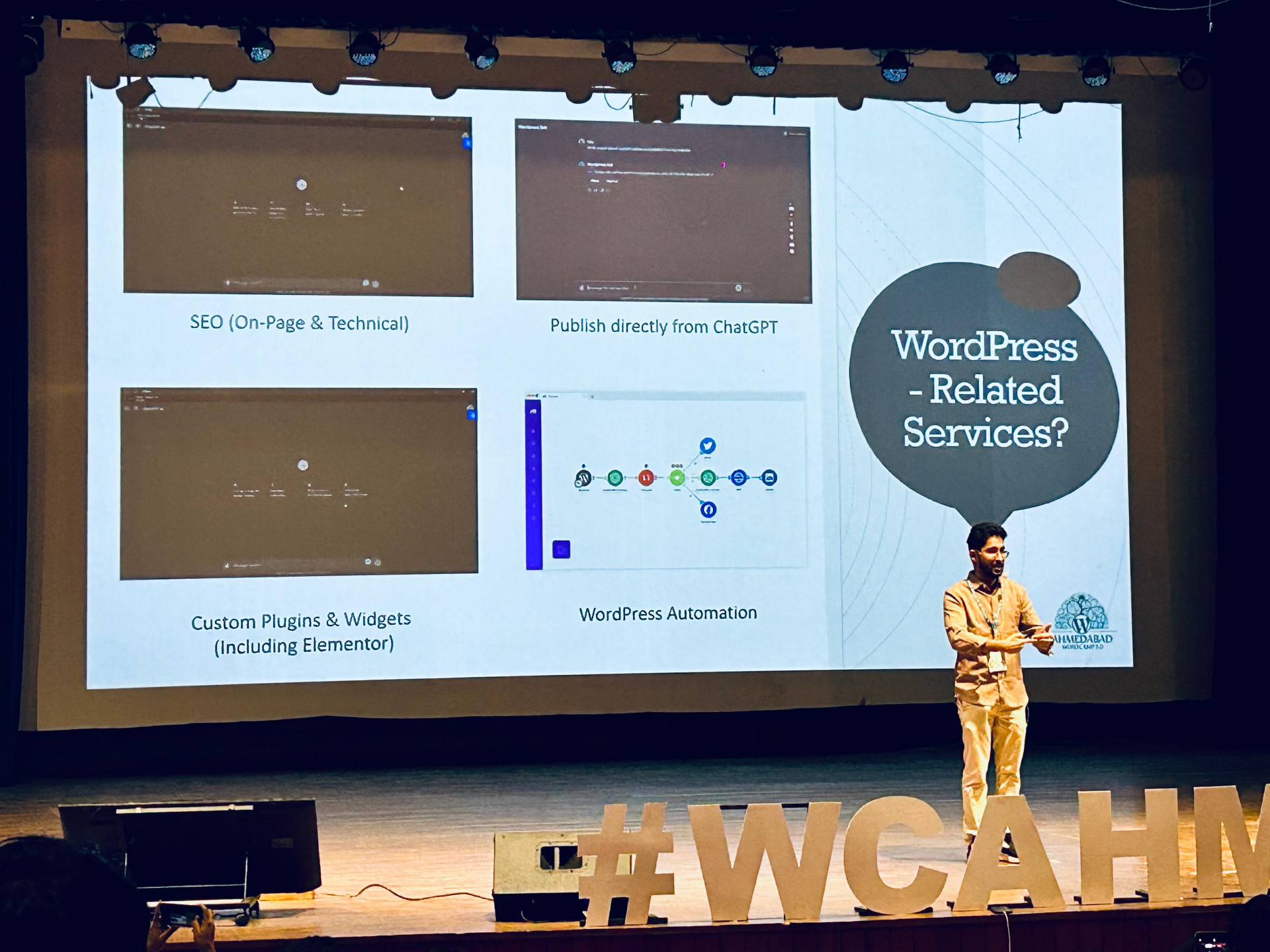 WordCamp Ahmedabad training