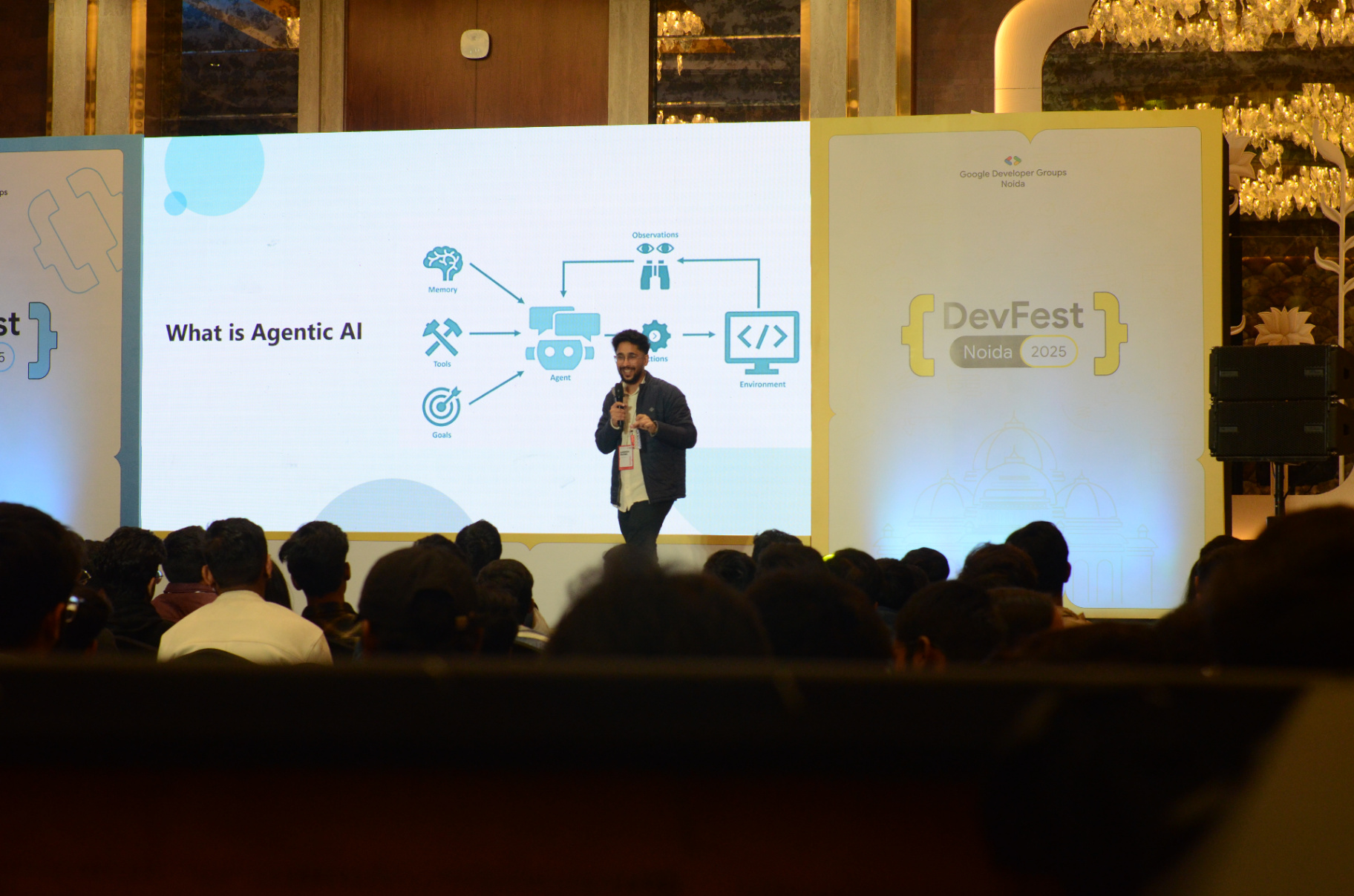 DevFest Noida 2025 talk on Agentic AI